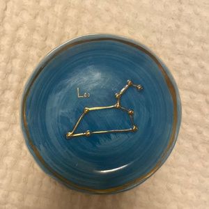 Anthropologie “Leo” Zodiac Sign Jewelry Plate